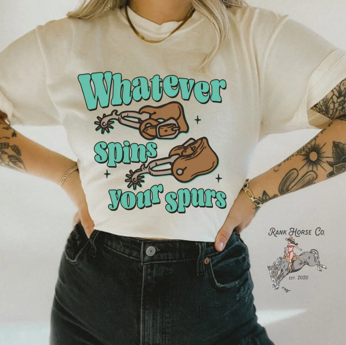 What Spins Your Spurs Tee