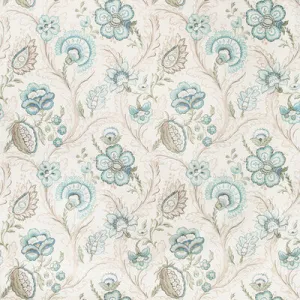 Wimberly Print-Aqua/Sage