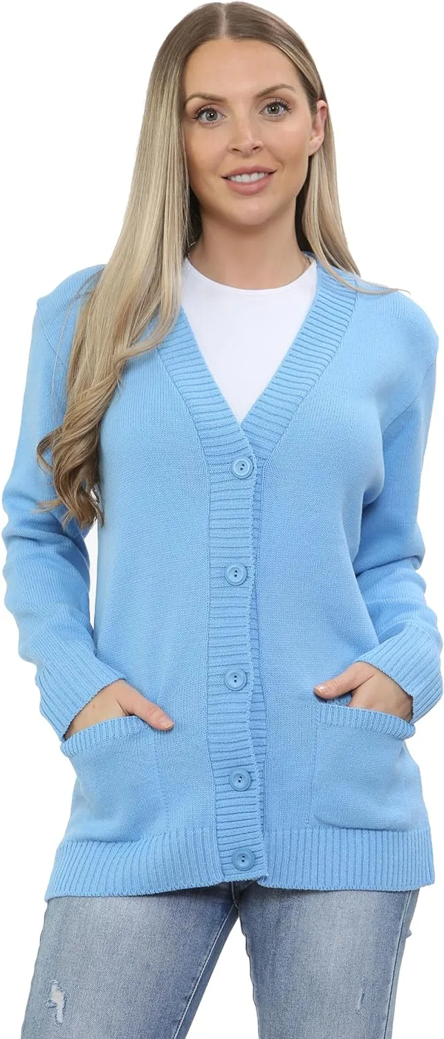 Women Knitted Plain Cardigan