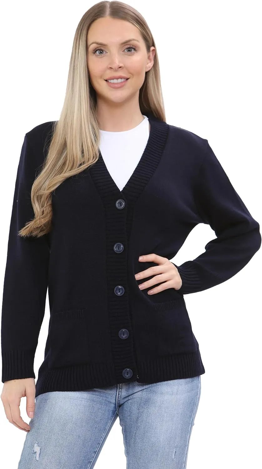 Women Knitted Plain Cardigan