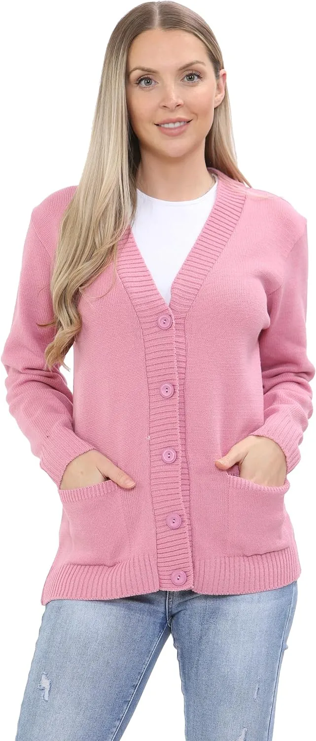 Women Knitted Plain Cardigan