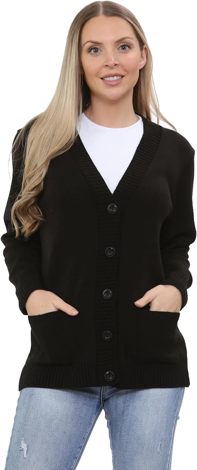 Women Knitted Plain Cardigan
