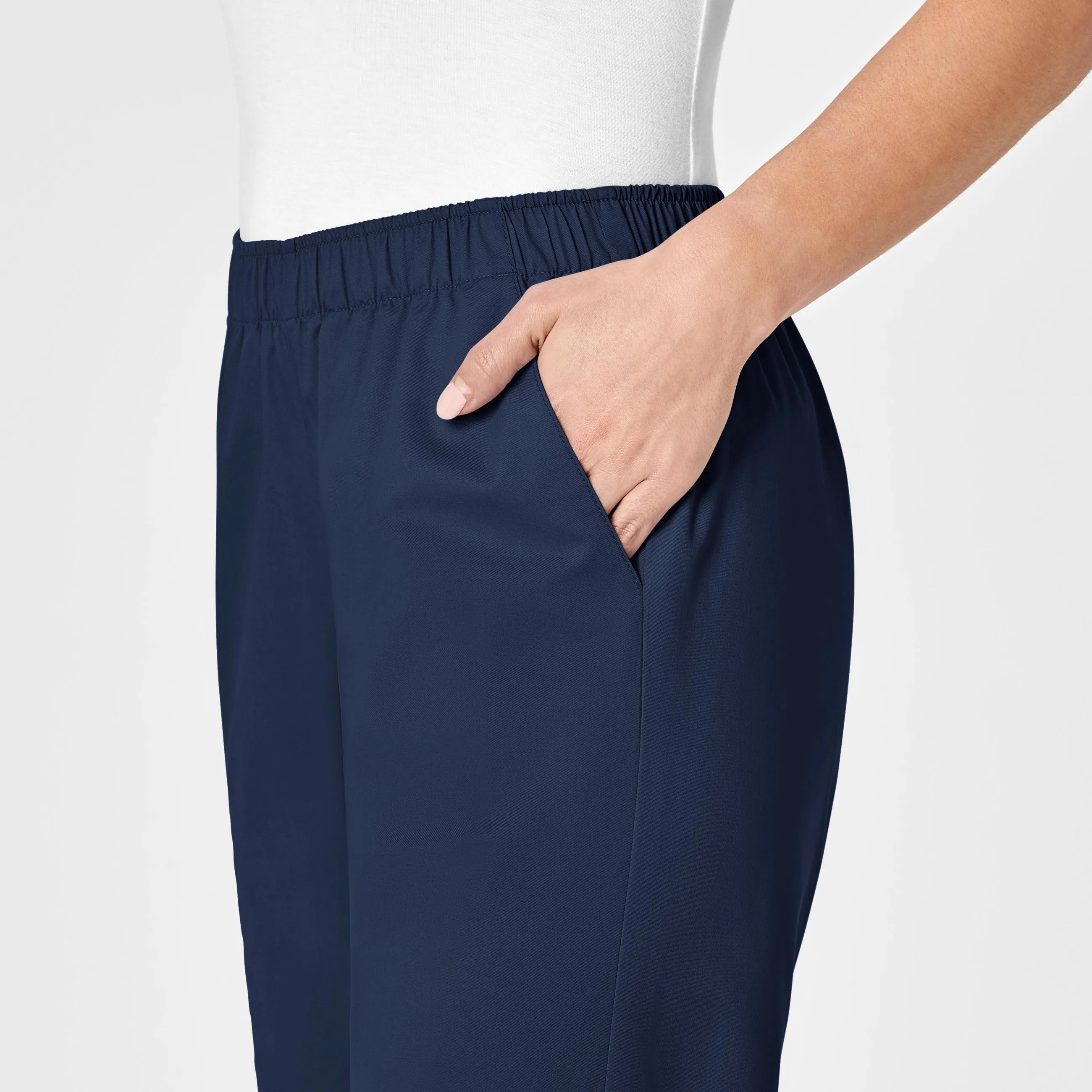WonderWORK 501 Pull-On Cargo Scrub Pants Navy