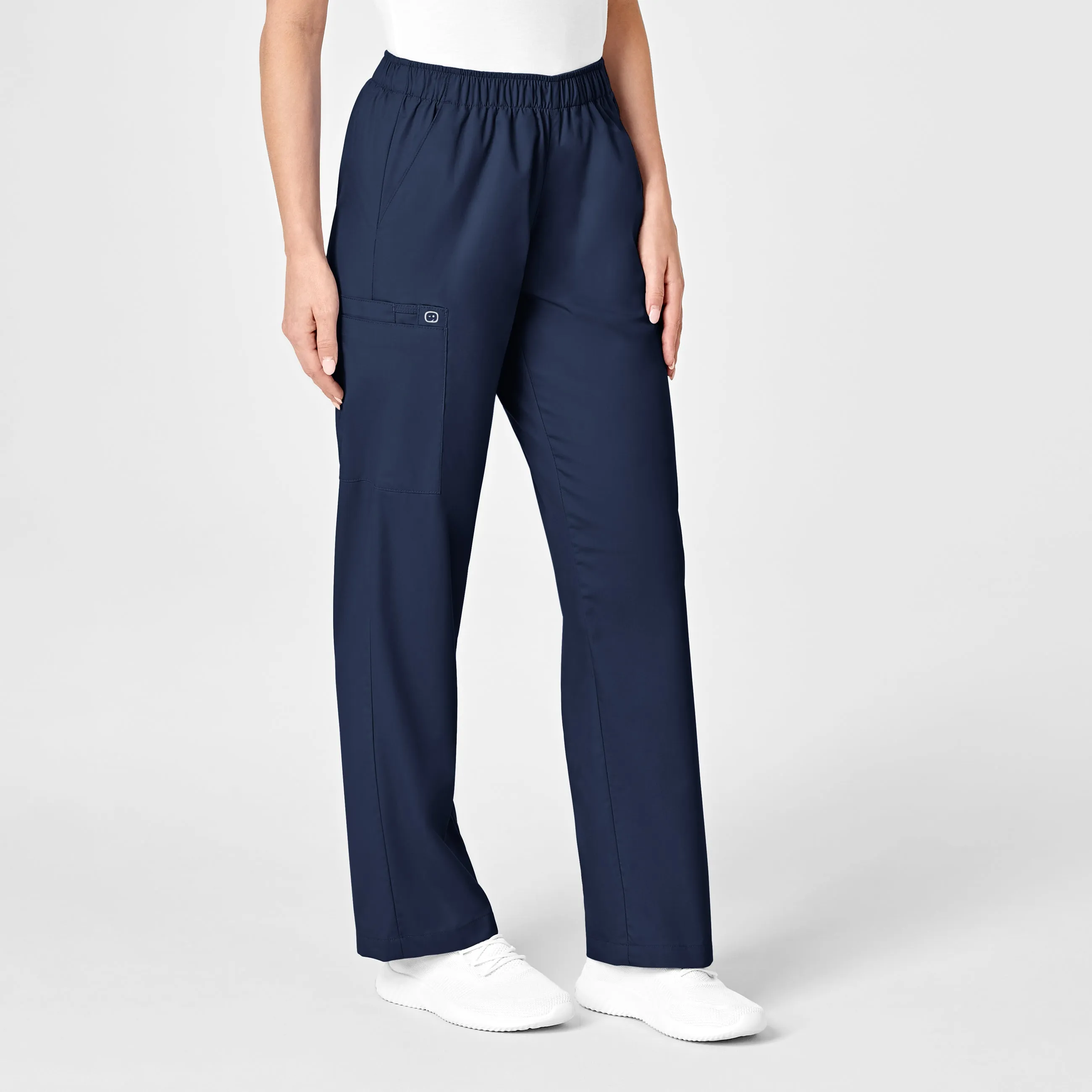 WonderWORK 501 Pull-On Cargo Scrub Pants Navy