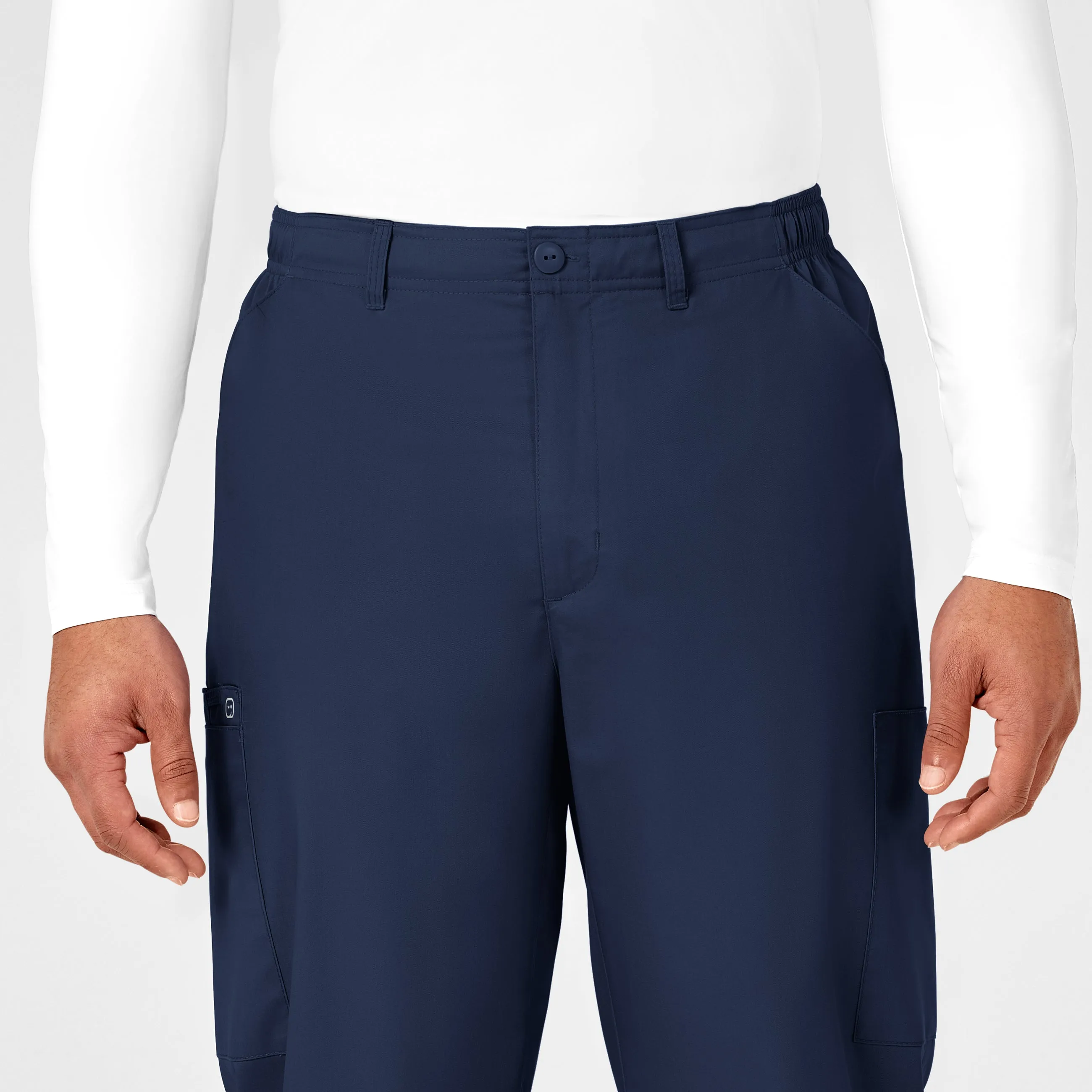 WonderWORK 503 Men's Cargo Scrub Pants Navy
