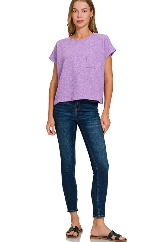 Zenana Round Neck Short Sleeve T-Shirt